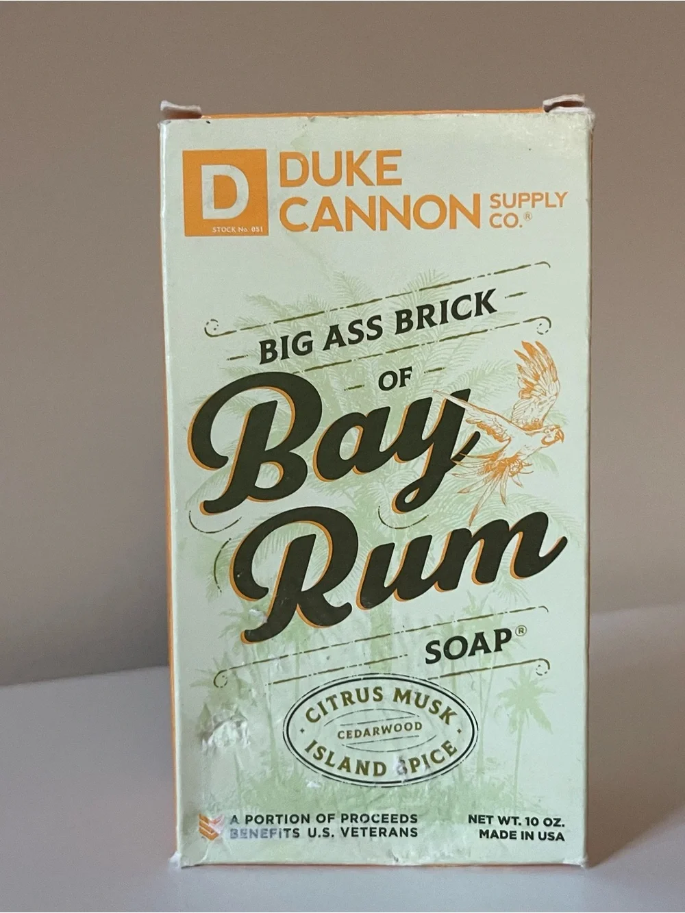Duke Cannon Bay Rum Soap - Citrus Musk (Green) Bath Cleanser Shower